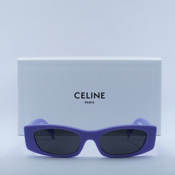 FINAL PRICE NEW CELINE CL40245U 78A SHINY LILAC / GREY SUNGLASSES - Picture 2 of 11